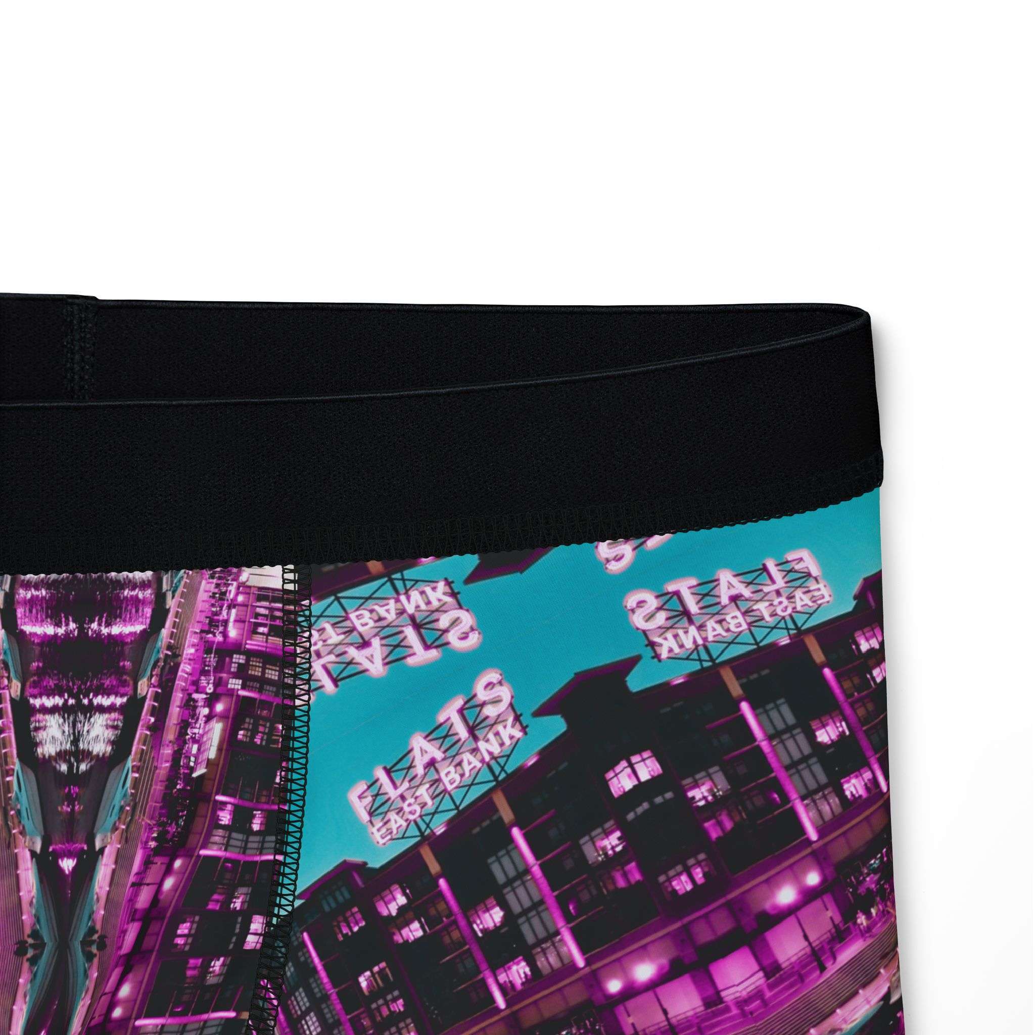 'Cleveland East Bank Dreamscape' Boxers - Where Urban Art Meets Comfort! - Image 3