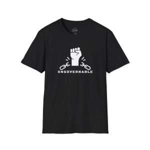 Ungovernable Fist Power T-Shirt | Rebel Strength Tee | Breaking Free Shirt